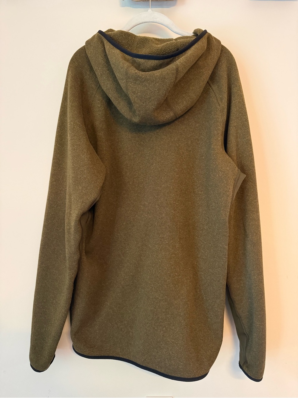 Patagonia Men’s Better Sweater Fleece Hoodie Olive Green Full Zip Jacket XL - Picture 4 of 8